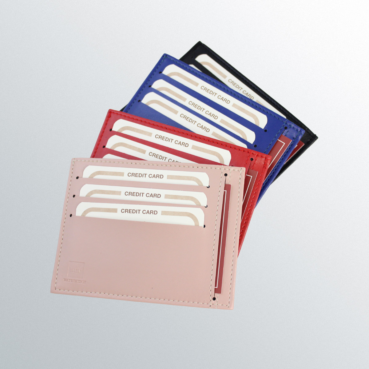 Porta carte di credito piatto bifacciale in ecopelle (10 pz) - Daripel Shop  Online